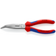 26 22 200 | Snipe Nose Side-Cutting (Stork Beak) Bent Pliers | Multi-Component Handle | Black Atramentized - 200mm