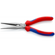 26 12 200 | Snipe Nose Side-Cutting (Stork Beak) Pliers | Multi-Component Handle | Black Atramentized - 200mm