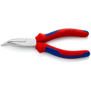25 25 160 | Snipe Nose Side-Cutting (Radio) Bent Pliers | Multi-Component Handle | Chrome Plated - 160mm