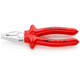 03 07 200 | VDE Combination Pliers | Dipped Insulation Handle | Chrome Plated - 200mm