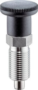 Halder | 22120 | Index Plungers With Hexagon Collar / Lock Nut - M8