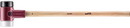 Halder | 3027 Series | Simplex Sledgehammer with Black Rubber and Superplastic Inserts Cast Iron Housing and Hickory Handle