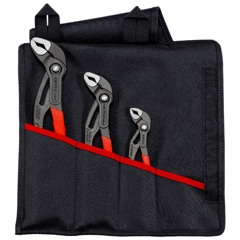 00 19 55 S9 | Cobra® Water Pump Pliers Set 3pc + Tool Roll