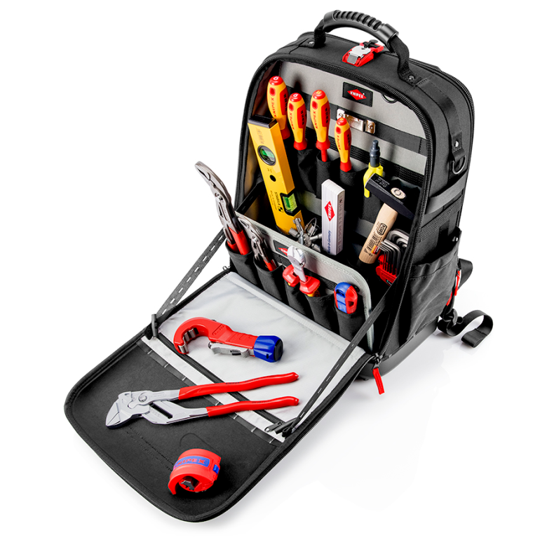 Knipex | 00 21 50 S | X18 Modular Backpack | Plumbing Set | 17pc Tools