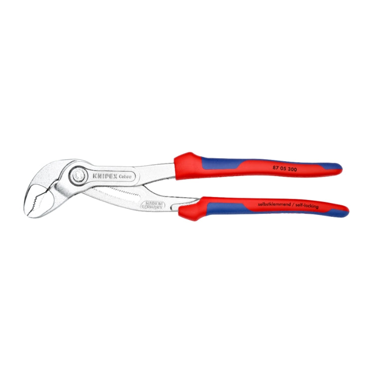 87 05 Series | Cobra® Water Pump Pliers | Multi-Component Handle | Chrome - (Various Sizes)