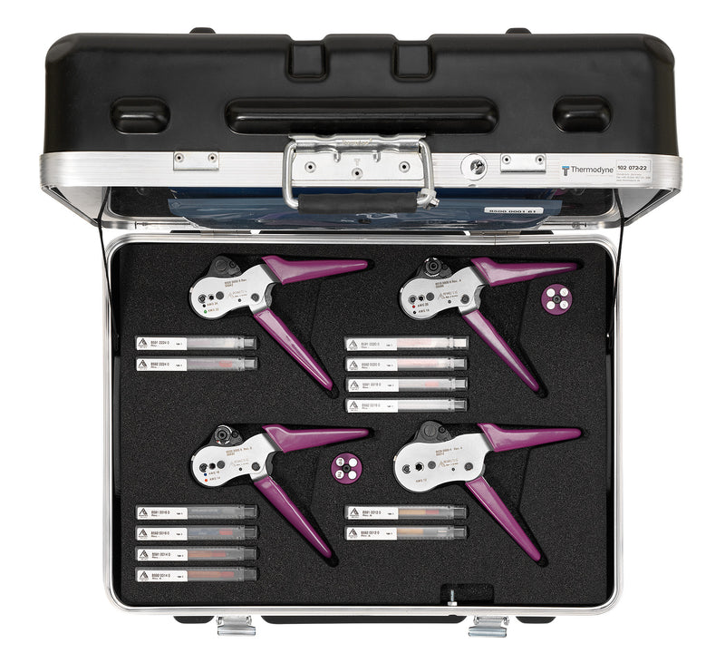 Rennsteig | 8500 0001 61 | Electricians Service Crimping Tool Kit | Airline Service Kit for A380 Airbus