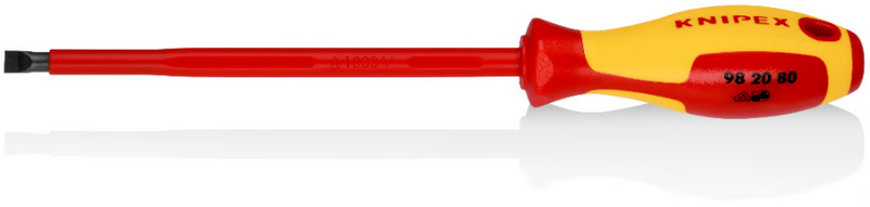 98 20 80 | VDE Insulated Screwdriver - 8mm Slotted Head