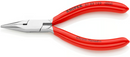 Knipex 37 33 125 | Flat Nose Pliers  Precision Mechanics | Chrome Plated