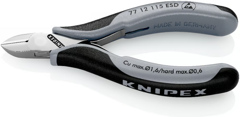 Knipex 77 12 115 ESD | Electronics Diagonal Cutters