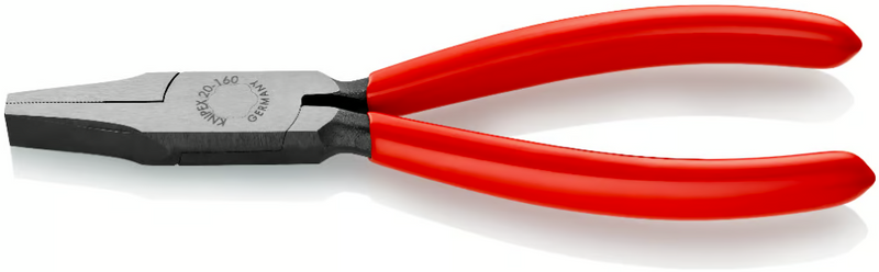 Knipex 20 01 160 | Flat Nose Pliers | Plastic Coated