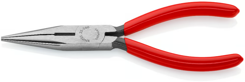 Knipex 25 01 160 | Snipe Nose Radio Pliers | Plastic Coated - 160mm