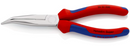 Knipex 26 25 200 | Snipe Nose Side-Cutting (Stork Beak) Bent Pliers | Comfort Handle | Chrome Plated - 200mm