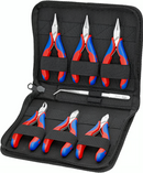 Knipex 00 20 16 | Electronic Plier Set | 6pc + Tool Pouch