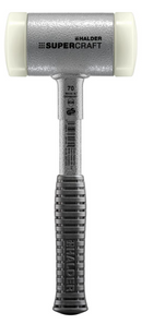 Halder | SUPERCRAFT Soft-Face Mallet | Non-Rebound + Break-Proof Steel Tube Handle - (Various Sizes)