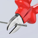 Knipex | 70 07 180 | VDE Diagonal Cutter | Dipped Insulation Handle | Chrome Plated - 180mm