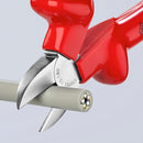 Knipex | 70 07 180 | VDE Diagonal Cutter | Dipped Insulation Handle | Chrome Plated - 180mm