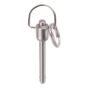 Halder | 4213 | Single-Acting Ball-Lock Pins w/ Ring Handle | Comply to NAS / MS17987 | 1/4" - (Various Lengths)