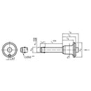 Halder | 22340 | Self-Locking Ball-Lock Pins w/ Button Handle | 12mm - (Various Lengths)