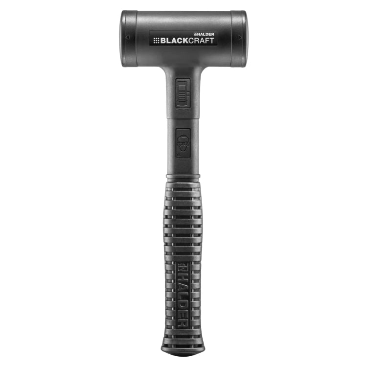 Halder | BLACKCRAFT Soft-Face Mallet | Non-Rebound + Break-Proof Steel Tube Non-Slip Handle - (Various Sizes)