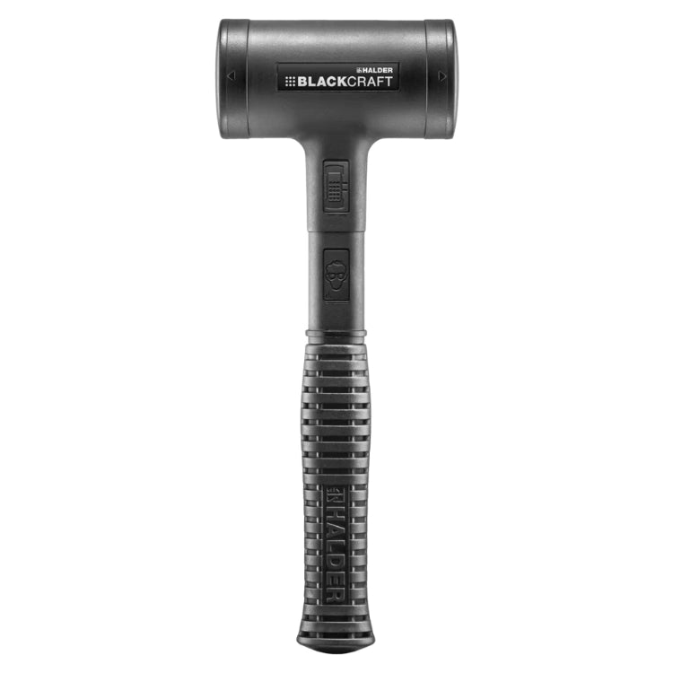 Halder | BLACKCRAFT Soft-Face Mallet | Non-Rebound + Break-Proof Steel Tube Non-Slip Handle - (Various Sizes)