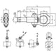 Halder | 22350 | Self-Locking Lifting Pins - (Various Sizes)