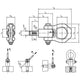 Halder | 22352 | Threaded Self-Locking Lifting Pins - (Various Sizes)