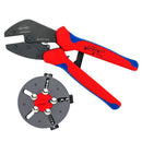 Knipex | 97 33 03 | MultiCrimp Lever Action Photovoltaic Crimping Pliers w/ Profile Magazine