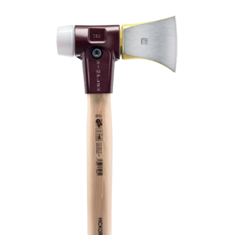 Halder | SIMPLEX 2-in-1 Splitting Axe + Soft-Face Mallet | Cast Iron Housing + Hickory Handle - (Various Styles)