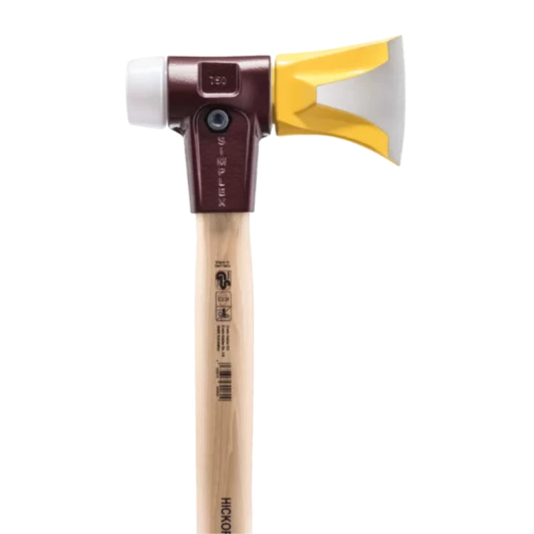 Halder | SIMPLEX 2-in-1 Splitting Axe + Soft-Face Mallet | Cast Iron Housing + Hickory Handle - (Various Styles)