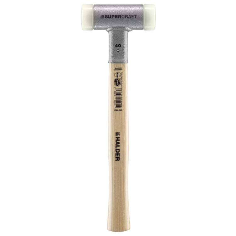 Halder | SUPERCRAFT Soft-Face Mallet | Non-Rebound + Hickory Handle - (Various Sizes)