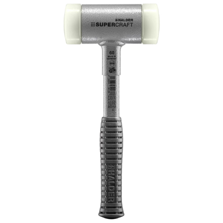 Halder | SUPERCRAFT Soft-Face Mallet | Non-Rebound + Break-Proof Steel Tube Handle - (Various Sizes)