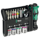 Wera | Tool-Check Modular | 1/4in Socket + Screwdriver Bit Set | 21pc (Various Styles)