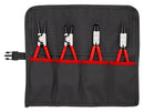 Knipex | 00 19 56 | Circlip Plier Set | 4pc + Tool Roll