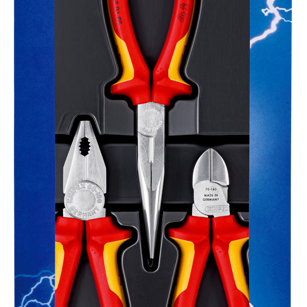 Set Pinze KNIPEX 00 20 11 - Per Montaggio E Fai Da Te | 3 Pezzi Professionali - Foto 5