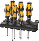 Wera Kraftform Chiseldriver Screwdriver Set 6pc + Plastic Rack (Various Styles)