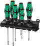 Wera Kraftform Screwdriver Set 6pc + Plastic Rack (Various Styles)