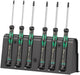 Wera Kraftform Micro Screwdriver Set 6pc + Plastic Rack (Various Styles)