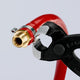 10 98 I220 | Front-Jaw Ear Clamp Pliers | Coated Handle | Black Atramentized - 220mm