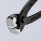 10 98 I220 | Front-Jaw Ear Clamp Pliers | Coated Handle | Black Atramentized - 220mm