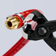 10 99 I220 | Front & Side-Jaw Ear Clamp Pliers | Coated Handle | Black Atramentized - 220mm