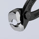 10 99 I220 | Front & Side-Jaw Ear Clamp Pliers | Coated Handle | Black Atramentized - 220mm