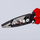 13 72 8 | "American Style" Multi-Function Wire Stripping Pliers | Multi-Component Handle | Black Atramentized - 200mm