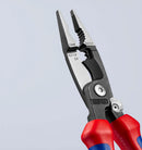 13 92 200 | Electrical Installation Pliers w/ Locking Lever | Multi-Component Handle | Black Atramentized - 200mm