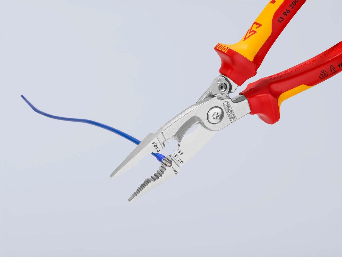 13 96 200 | VDE Electrical Installation Pliers | Multi-Component Handl