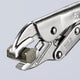41 04 180 | Locking Grip Pliers | Semi-Circular Gripping Mouth - 180mm