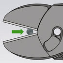 73 72 180 | TwinForce® High-Leverage Diagonal Cutter | Multi-Component Handle | Black Atramentized - 180mm