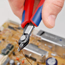 78 71 125 | Electronics Super Knips® (with Lead Catcher) | Multi-Component Handle | Burnished Head / Tool Steel - 125mm