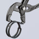 85 51 180 A | Spring Hose Clamp Pliers | Non-Slip Handle | Grey Atramentized - 180mm