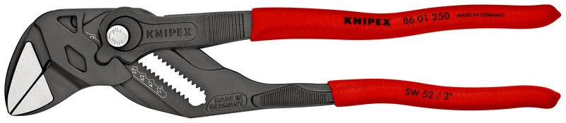 86 01 250 | Pliers Wrench - Dual Use Tool | Coated Handle | Black Atramentized - 250mm