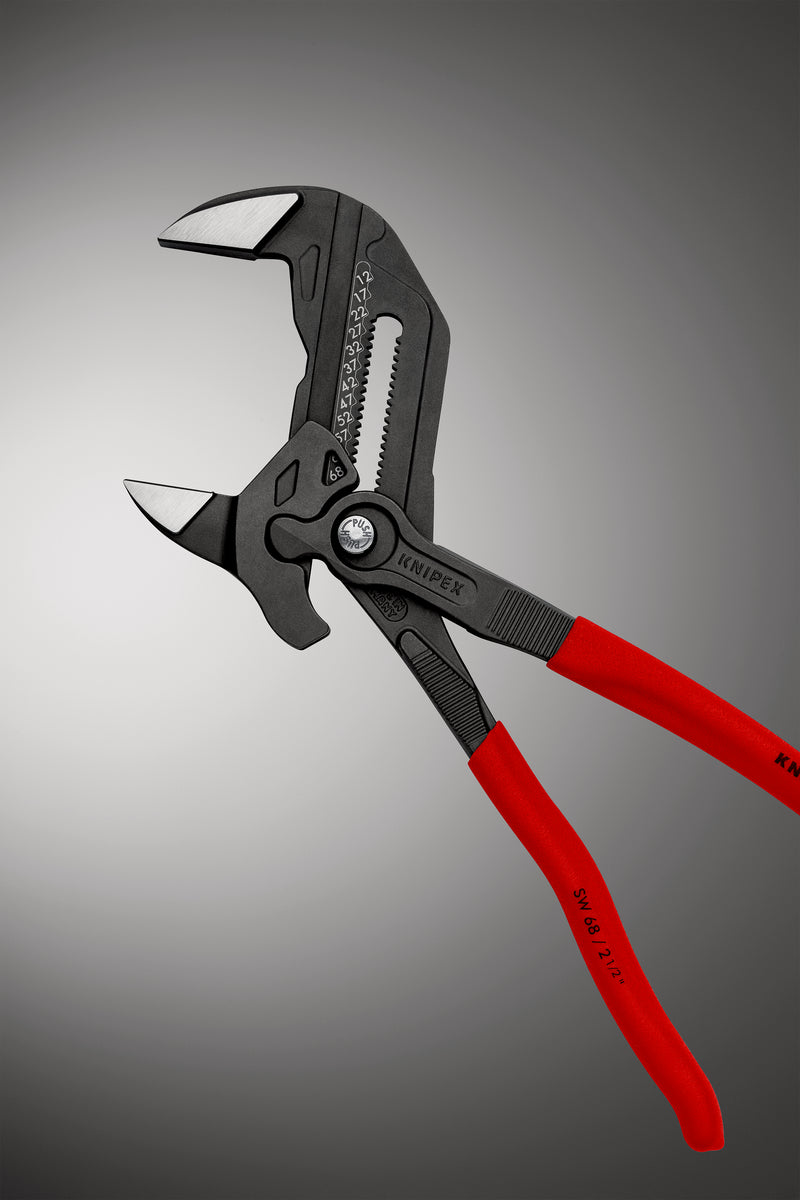 86 01 300 | Pliers Wrench - Dual Use Tool | Coated Handle | Black Atramentized - 300mm